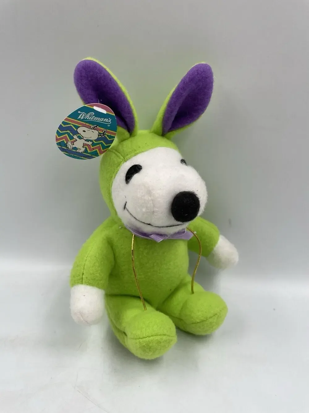 Vintage Peanuts Snoopy Easter Bunny Whitman's Chocolate BB28 NWT